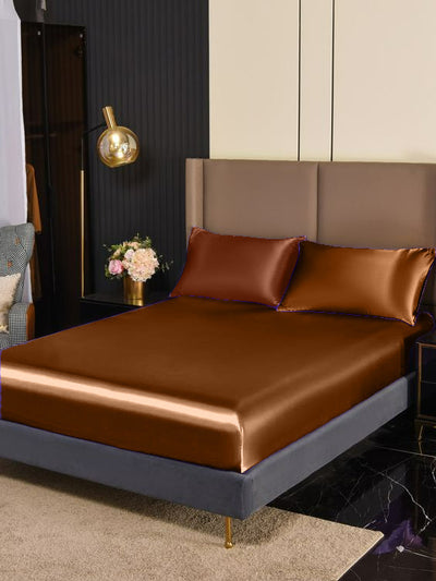 Modal satin bedsheet set