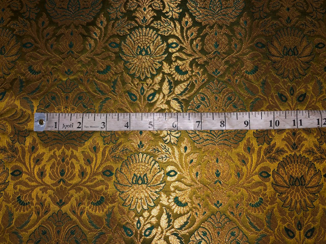 Silk Brocade fabric  jacquard available in 7 colors mulberry, burgundy, candy pink, teal, mustard, green x red  and turquoise BRO1026