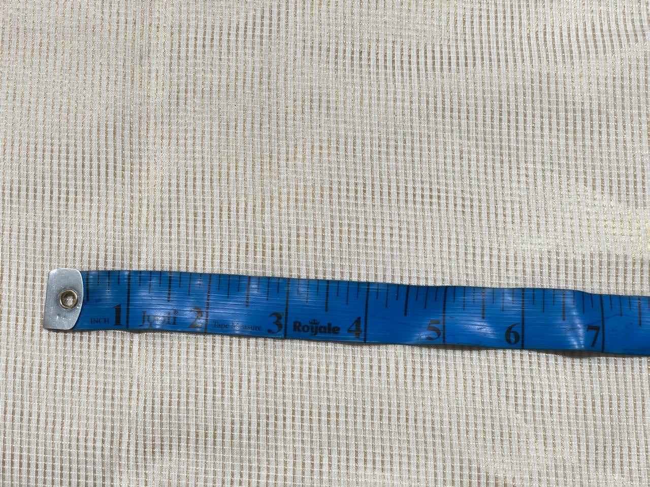 NYLON tissue with gold stripes [17564]