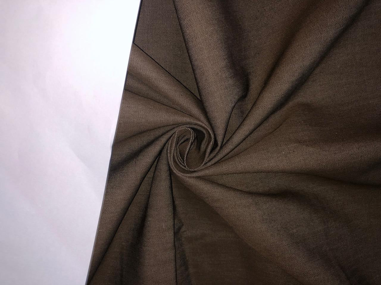 Denim Spandex Cotton Lycra Fabric 54&quot; wide BROWN [17149]