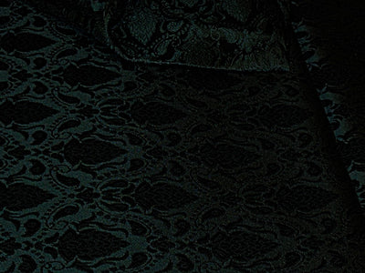 Silk Brocade fabric 44"self  floral  jacquard  available in 3 colors burgandy ,deep blue almost black and dark green BRO1065