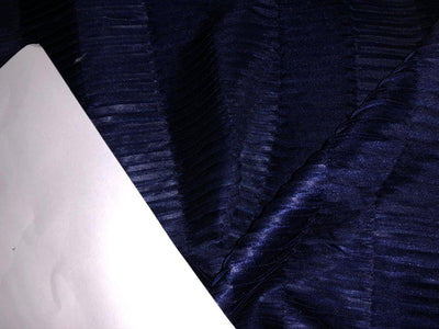 Satin boomerang pleated   fabric 58" wide available in 4 colors PURPLE /BLACK /NAVY and BLUE