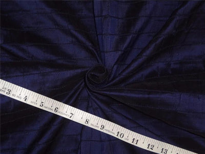 100% silk dupion bright navy blue pintuck 44" WIDE DUPP29[2]