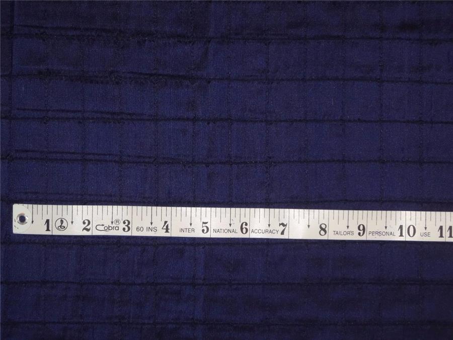 100% silk dupion bright navy blue pintuck 44" WIDE DUPP29[2]