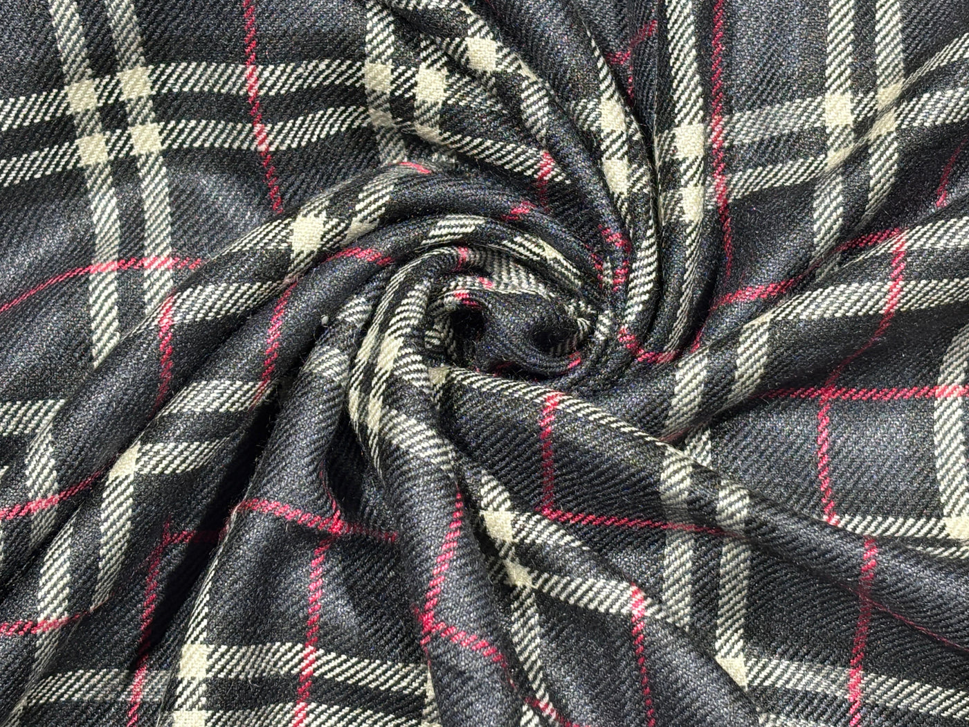 100% Silk  Wool twill , plaids available in 6 colors [17774/75/76/77/78/79]