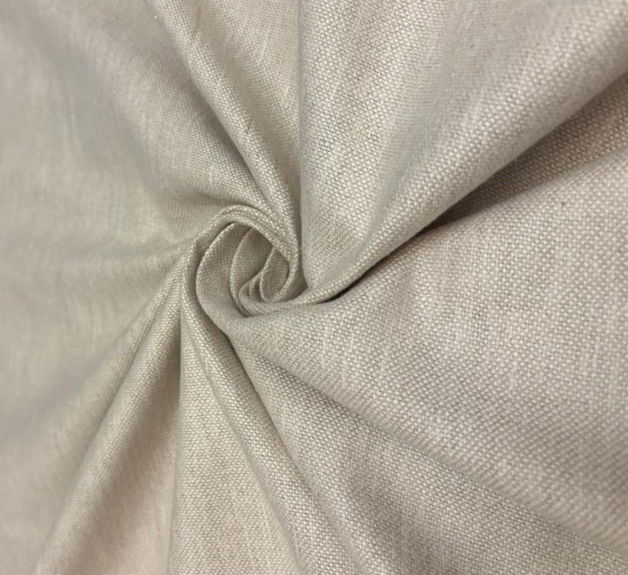 Suiting fabric PC Linen fabric a combination of polyester (P) and cotton (C) available in 3v colors white ,ivory and beige.