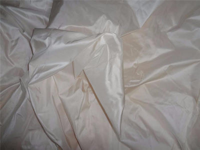 Silk taffeta fabric-bright cream color 54" wide TAF#268