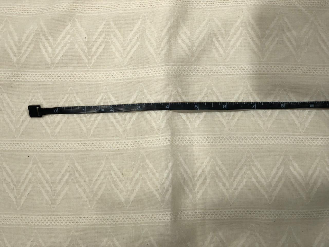 100% Cotton dobby and jacquard dark ivory [17723]