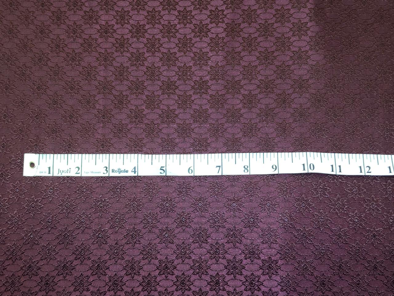 Silk Brocade fabric available in 2 colors navy and dark wine BRO1085[2/3]