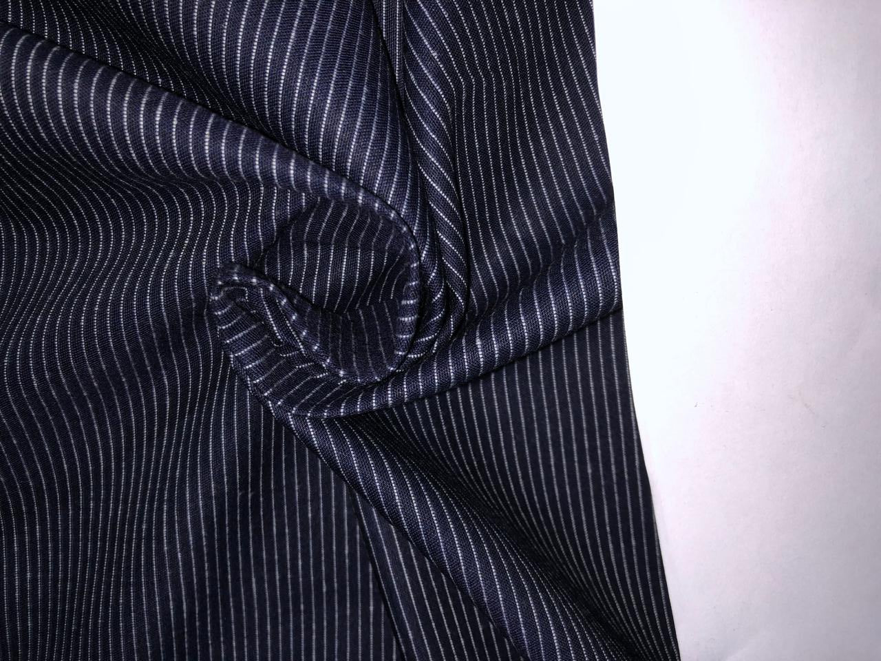 100% Cotton Denim  Fabric STRIPES 58" wide available in 2 styles 4mm and 2mm stripes