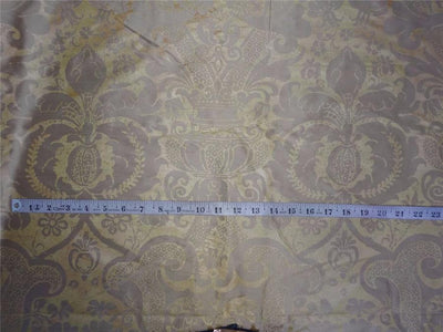 100% pure silk dupion fabric print gold x gold color 54" wide DUP PRINT#36[4]