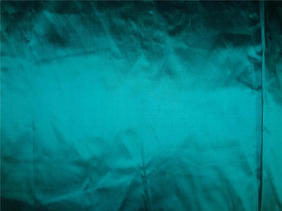 100% Silk Dupioni Turquoise x Black Fabric 54" wide DUP248[1]