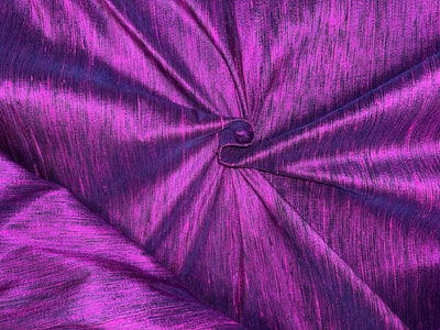 SILK Dupioni FABRIC 2 ply silk 54&quot;-orange/pink/black ,purple/golden brown ,brown/golden cream and purple x pink DUPNEWS14