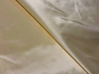 100% Pure SILK TAFFETA FABRIC IVORY TUSK color TAF334[7]