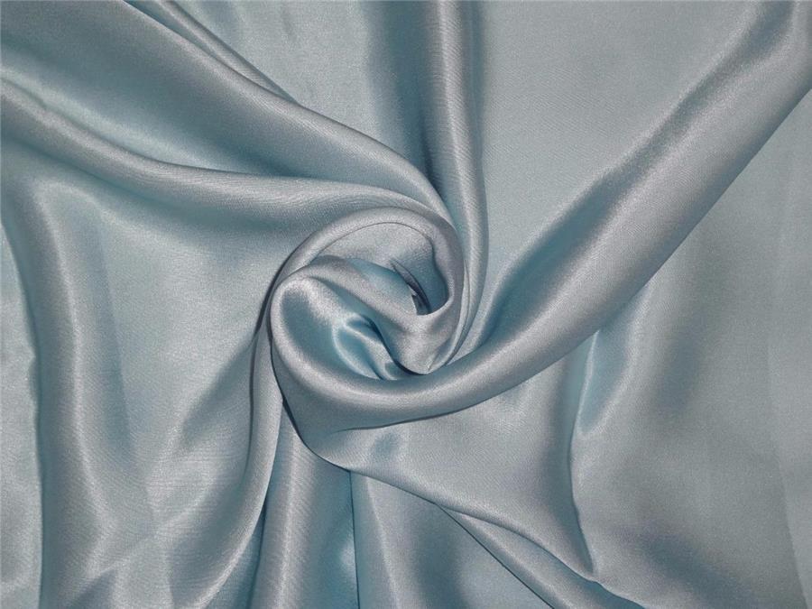 Silk reversible satin 27 mommefabric pastel baby blue 44&quot; wide [8083]
