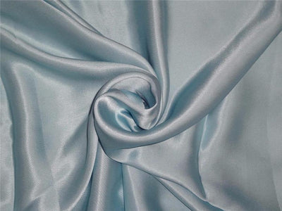 Silk reversible satin 27 mommefabric pastel baby blue 44&quot; wide [8083]