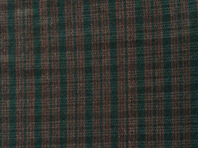 Tweed Premium Suiting Wool Blended plaids in green and  mustard tan Fabric 58" wide [18280]