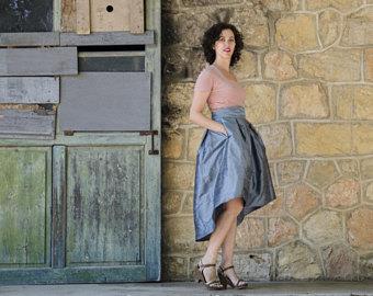 100% Pure Silk Taffeta Fabric Sea blue x gold Color 54" wide TAF289/TAF33[1]