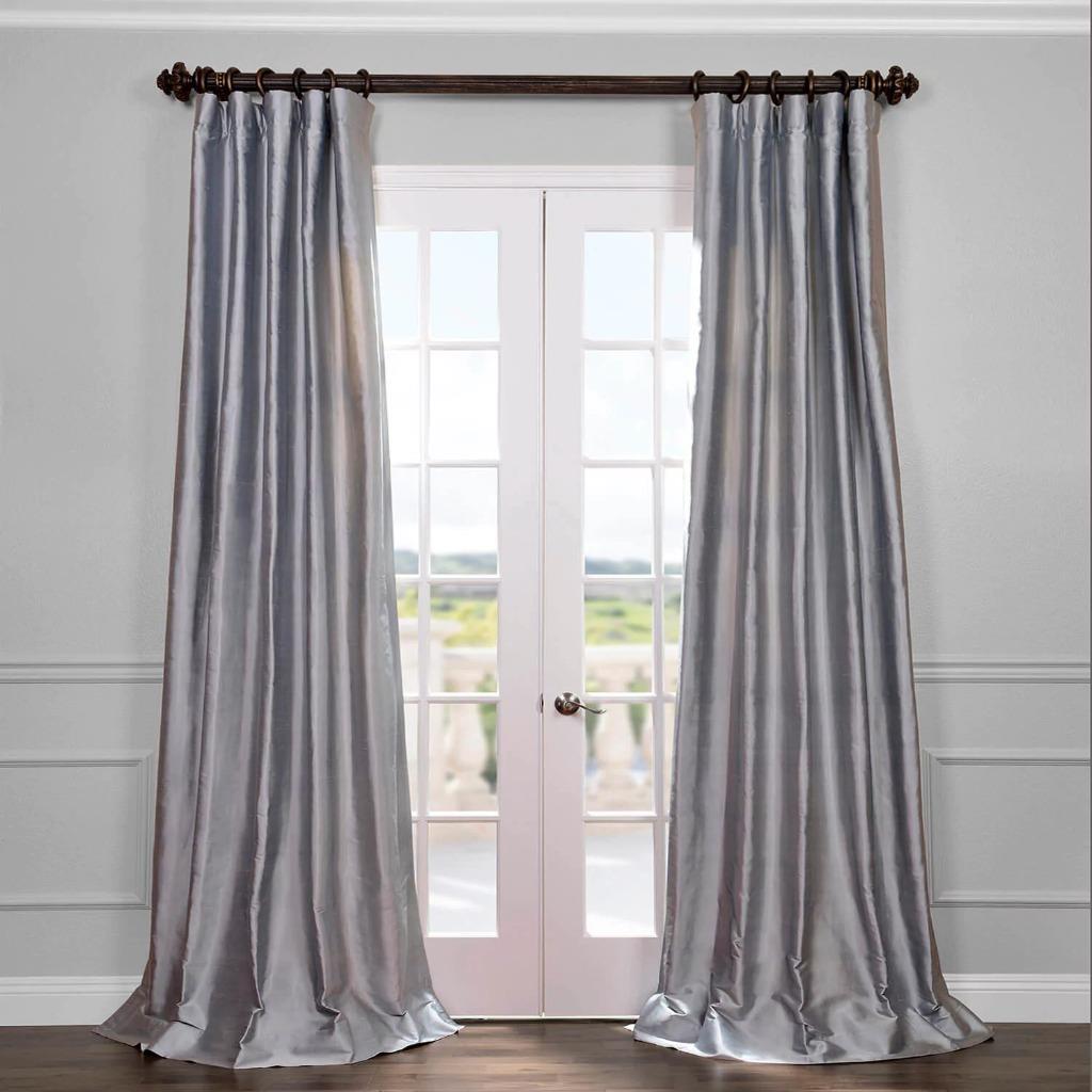 100% Pure Silk Taffeta Fabric Sea blue x gold Color 54" wide TAF289/TAF33[1]