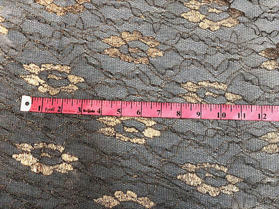 DENIM light blue with gold lace [18617]