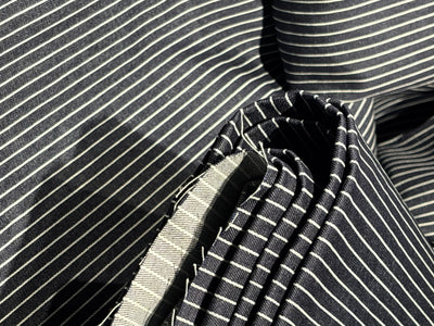 100% Cotton Denim STRIPES available in 2 different styles double stripe and single stripe [17175/76]