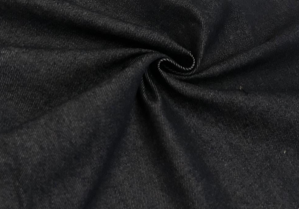 100% Cotton Denim lycra stretch  Fabric mid night blue  58" wide [18542]