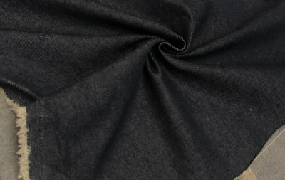 100% Cotton Denim lycra stretch  Fabric mid night blue  58" wide [18542]