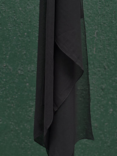 Viscose georgette  stole with  20" wide and 70" long  [17685]