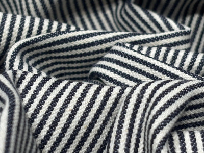 Denim 100% Cotton 58" wide stripes [17796]