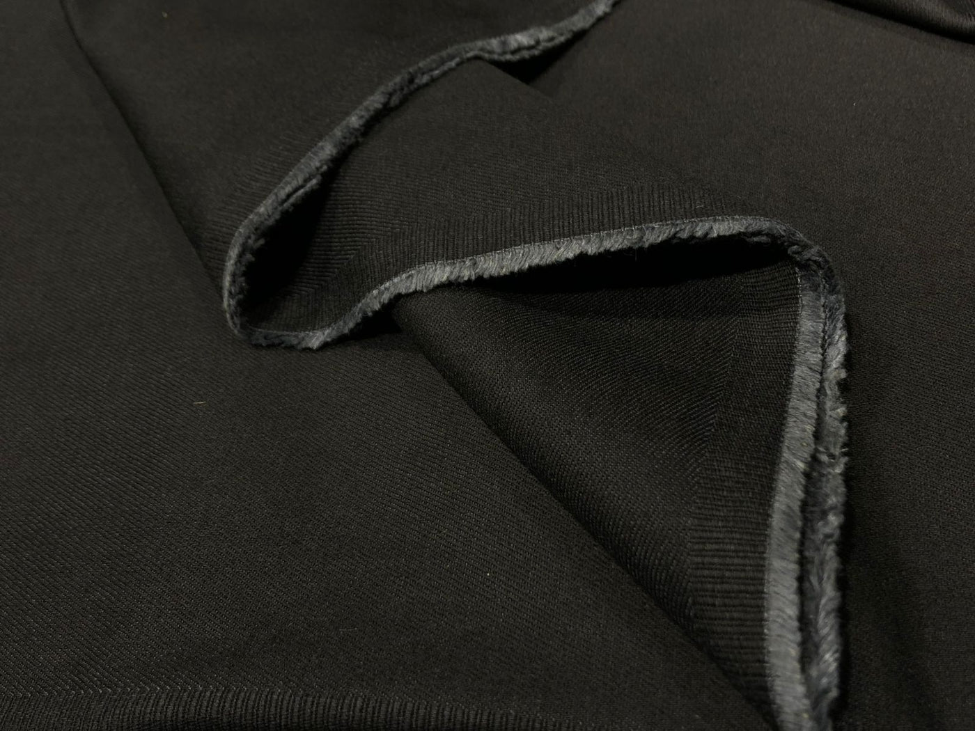 Denim Spandex Cotton Lycra Fabric 54&quot; wide Black [18230]