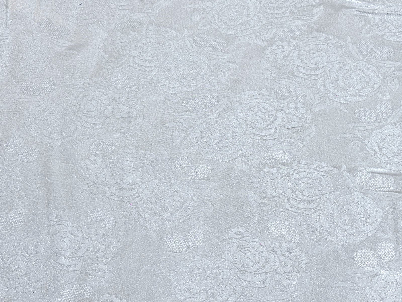 Silk  Satin JACQUARD IVORY WHITE 54" wide available in abstract,floral,roses,waves and triangles jacquard  designs