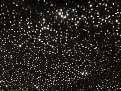 NET fabric with silver sequins 44" wide [18388]