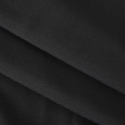100% Silk Twill BLACK fabric 80 Grams 44" wide 93.83 momme [18579]