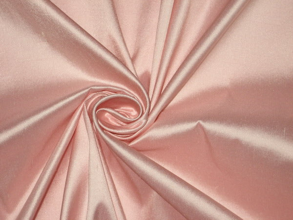 100% Pure SILK Dupioni FABRIC Light Rose Pink color 54" wide DUP43[4]