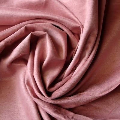 Scuba Suede Knit fabric 59&quot; wide- fashion wear rose pink and rust COLOR REVERSABLE[7827]