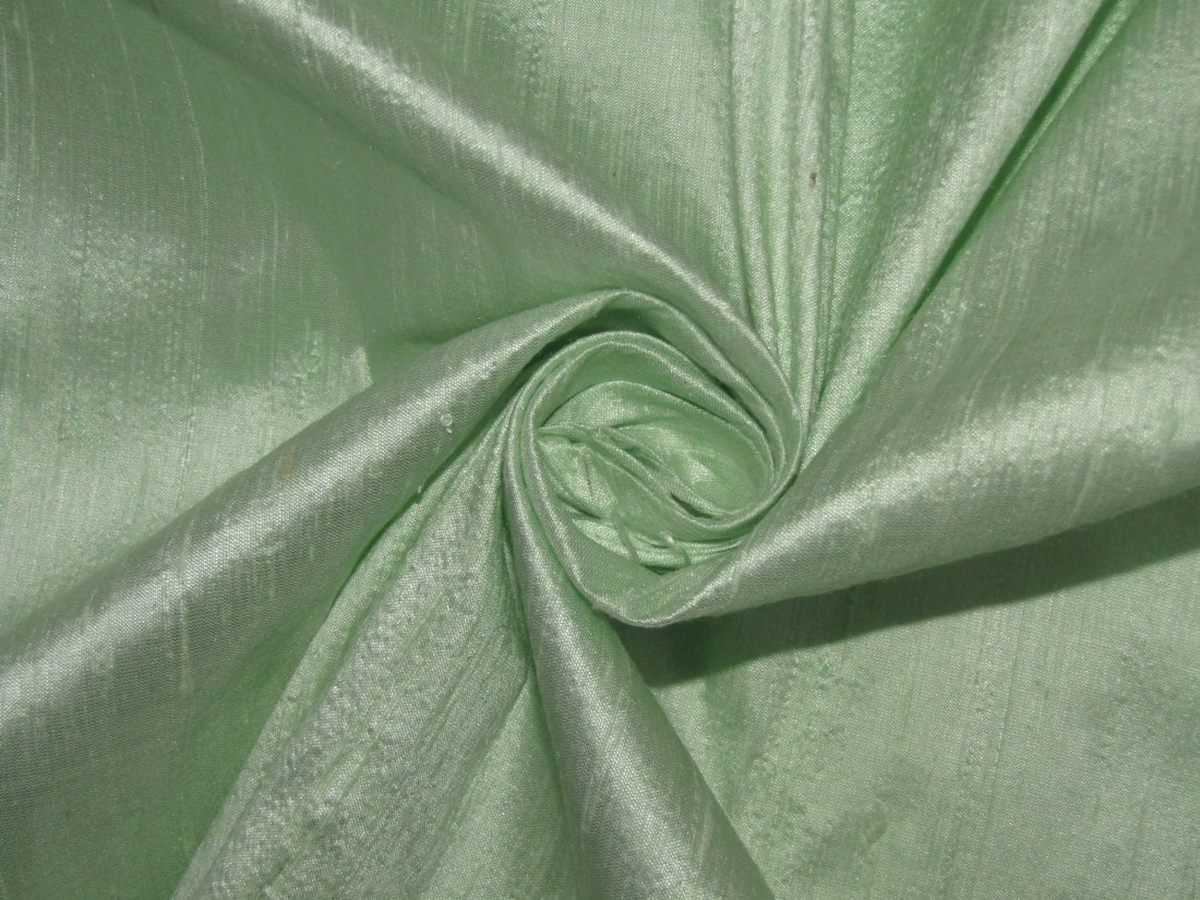 100% Pure Silk Dupion Fabric MINT color 54" wide MM51[6]