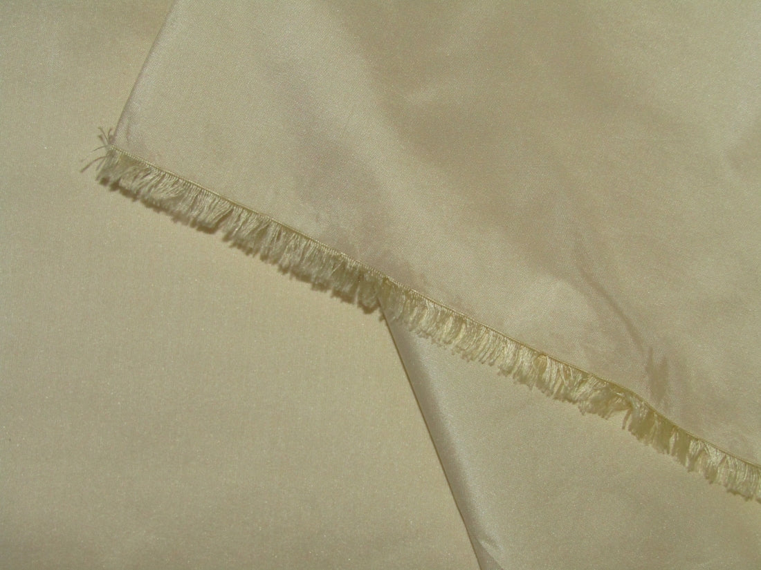 40 mm heavy weight Cream silk taffeta fabric 54&quot; wide*TAF#287