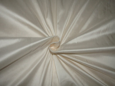 PURE SILK DUPIONI FABRIC CREAM COLOR 54" wide DUP190