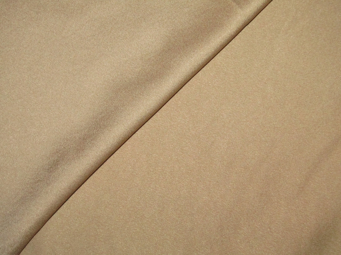 HEAVY CREPE [ Capri crepe fabric with spandex] FABRIC 96% CREPE 4% LYCRA 58" WIDE available in 4 colors sand gold/dusty rose/white and burgandy