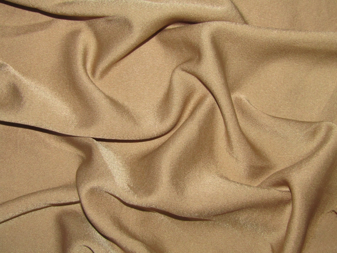 HEAVY CREPE [ Capri crepe fabric with spandex] FABRIC 96% CREPE 4% LYCRA 58" WIDE available in 4 colors sand gold/dusty rose/white and burgandy