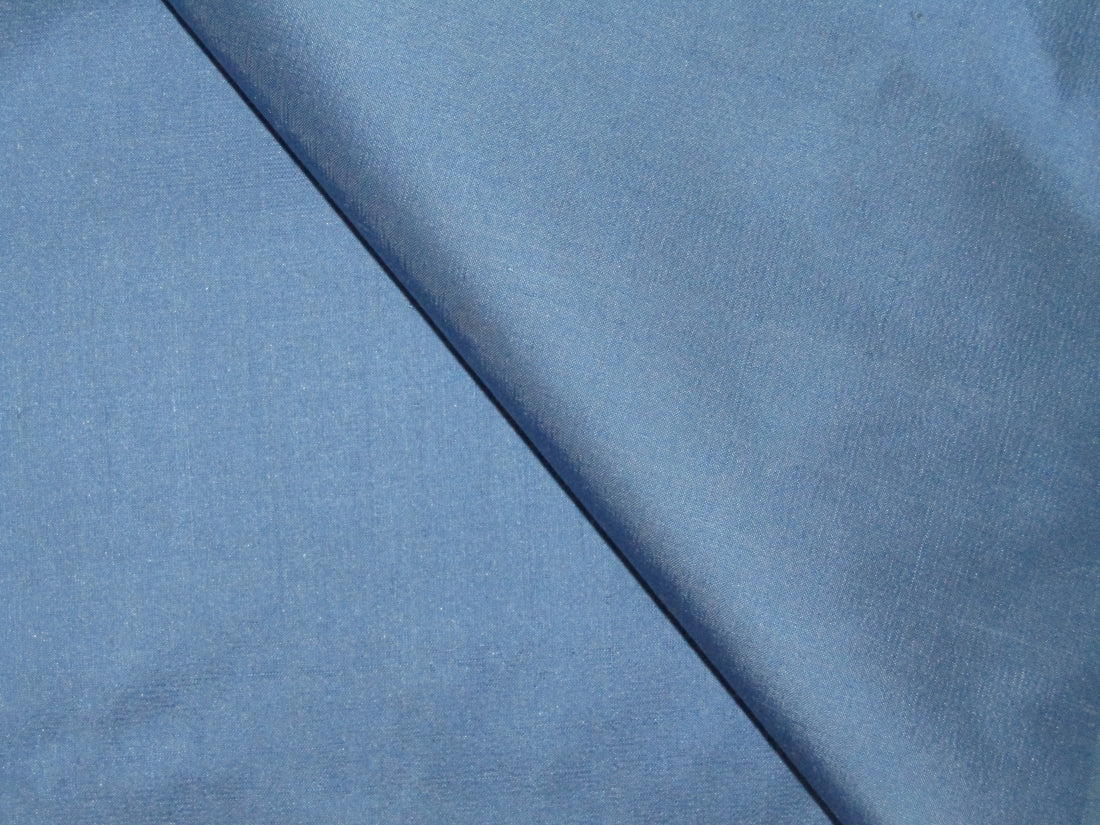 Pure SILK DUPIONI FABRIC Carolina Blue color 48" wide DUP139[2]