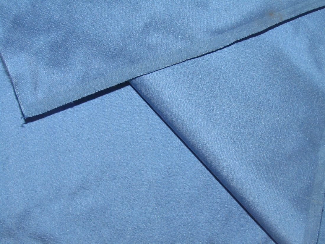 Pure SILK DUPIONI FABRIC Carolina Blue color 48" wide DUP139[2]