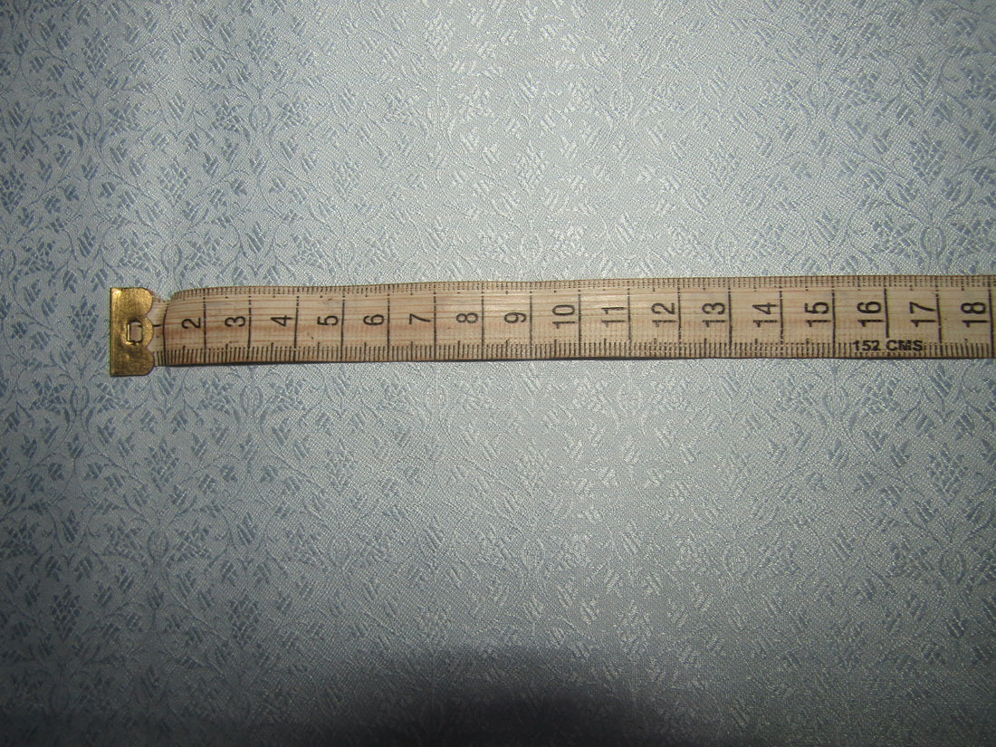 Silk Brocade fabric powder blue color 44" wide BRO738[2]