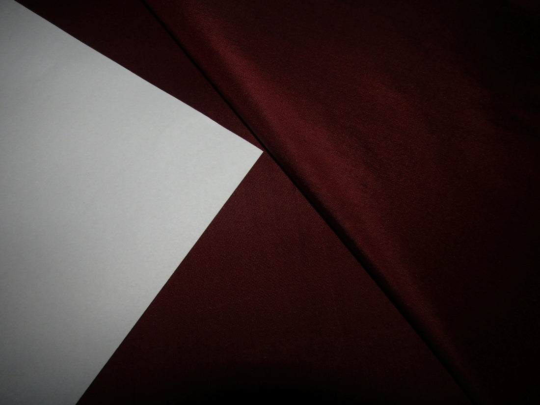 100% PURE SILK DUPION FABRIC WINE COLOR 54" wide DUP131[2]