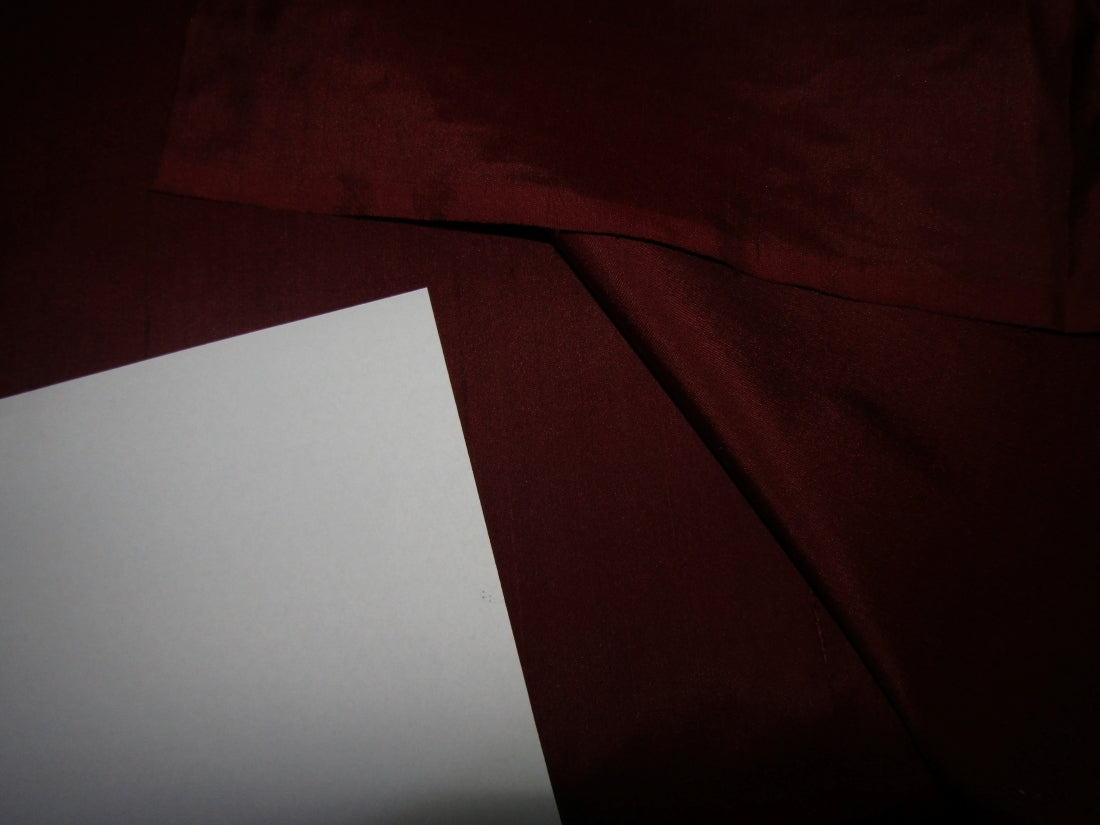 100% PURE SILK DUPION FABRIC WINE COLOR 54" wide DUP131[2]