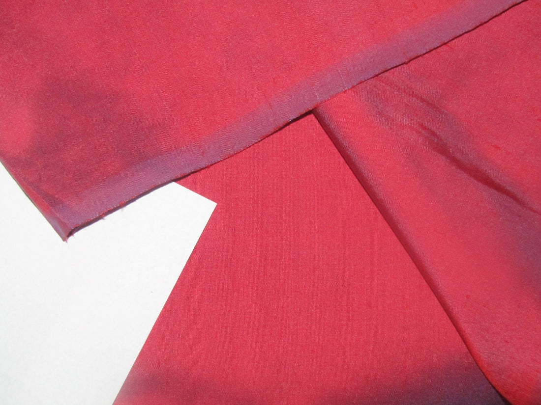 100% PURE SILK DUPION FABRIC RED X BLUE SHOTS color 54" wide DUP6[1]