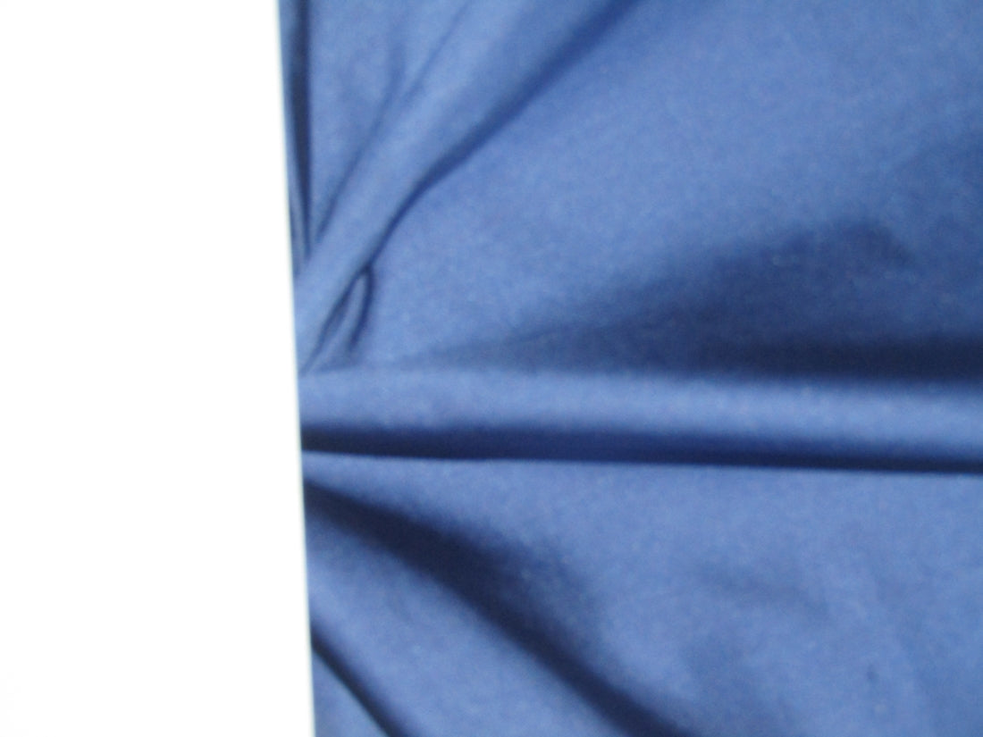 100% PURE SILK DUPIONI FABRIC ELECTRIC BLUE COLOR 54" WIDE DUP166