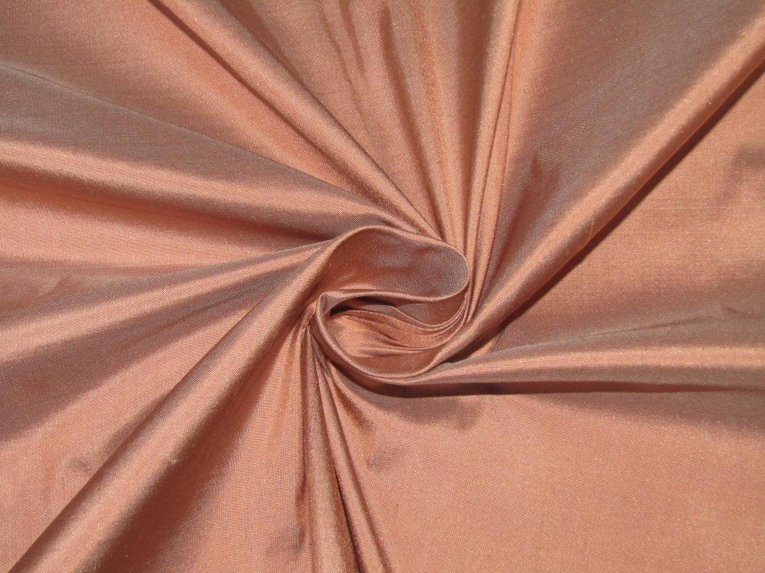 Pure SILK DUPIONI FABRIC Nude Blush color 54" wide DUP164[2]