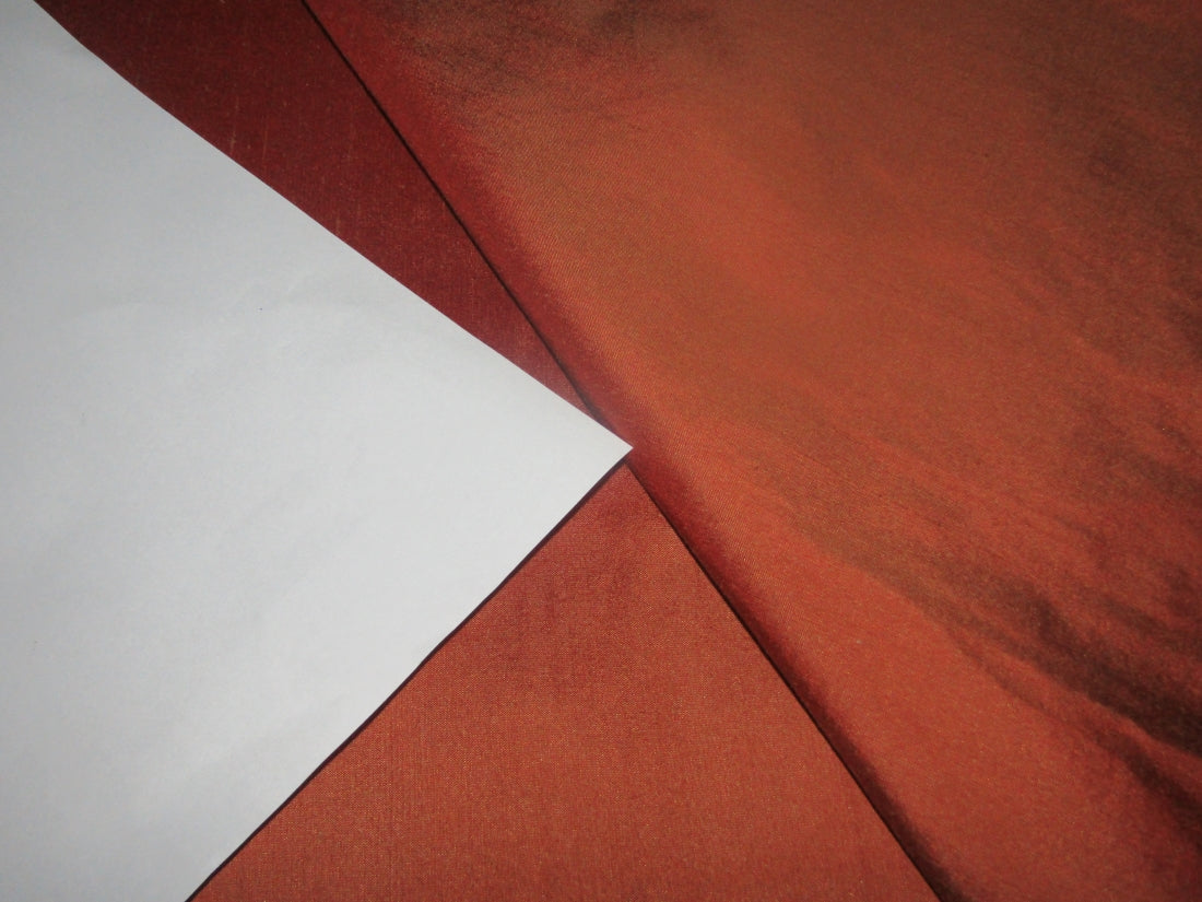 100% silk dupion fabric rusty cinnamon color 54" wide DUP164[1]