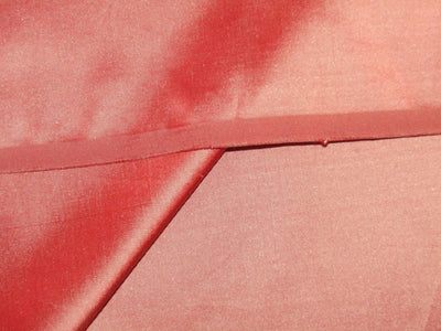 100% Silk taffeta fabric bright rust color 54" wide TAF45[1]